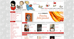 Desktop Screenshot of dordecarte.ro